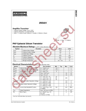 2N5401_D81Z datasheet  